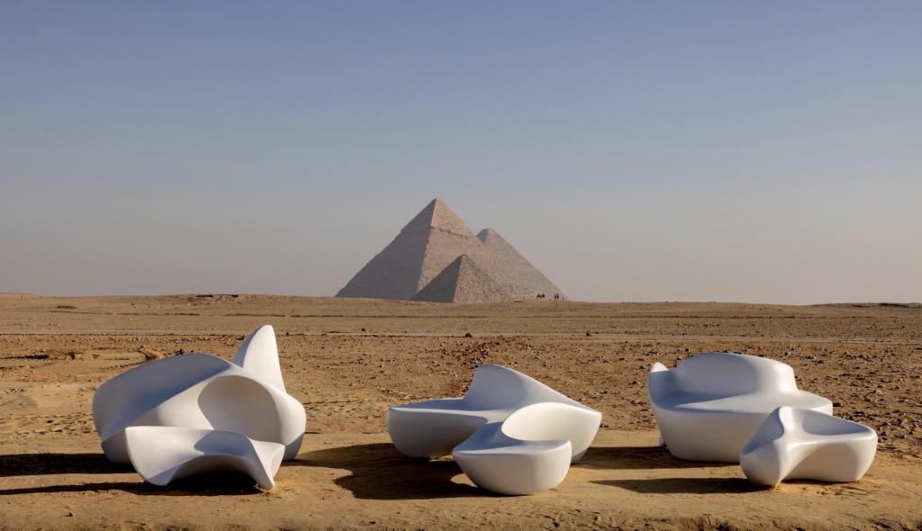 I LOVE (Baheb) at Art d'Égypte, 2022, fibreglass, photo credit: Alexandra Topakian
Picture from MENART Fair 