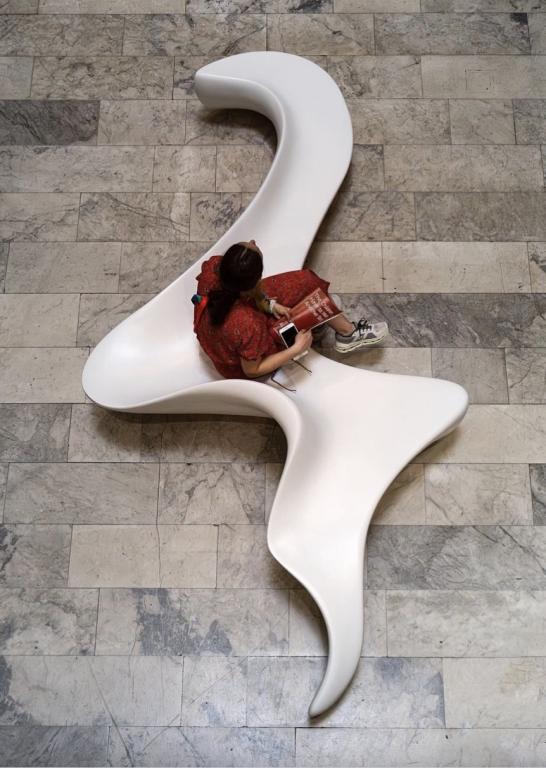 I LOVE (Baheb) at Vancouver Art Gallery, 2022, glass fiber, 
Picture from MENART Fair